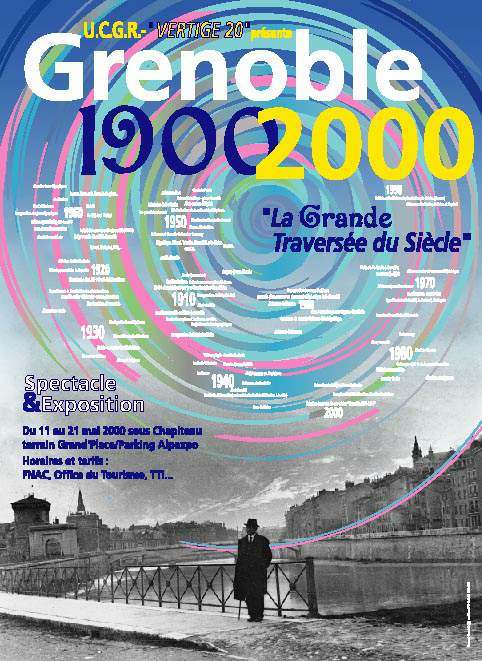 Affiche Grenoble 1900 2000